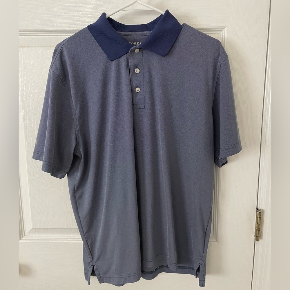 Blue Brooks Brothers Performance Polo. Size Large. Regular Fit.